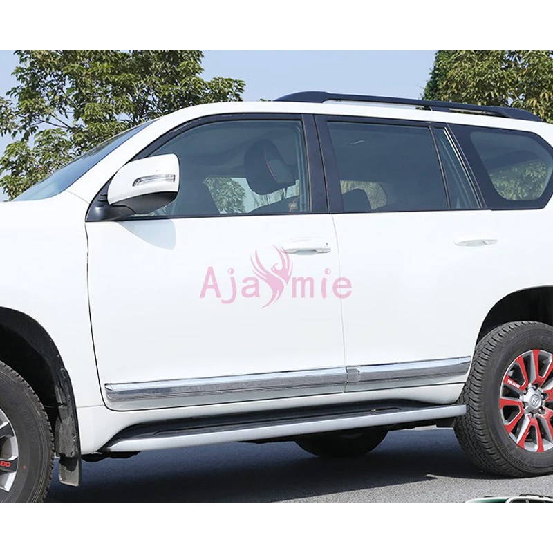 Аксессуары для Toyota Land Cruiser 150 Prado LC150 FJ150 2010 2018 боковая дверь хромированная отделка