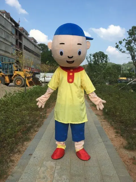 High quality Adult size CAILLOU Cosplay Mascot costume Halloween ...