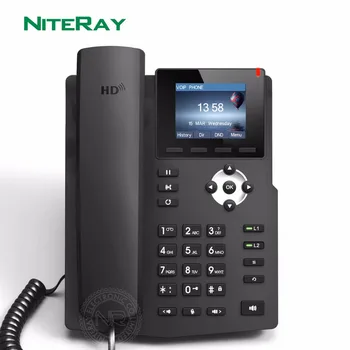Teléfono SIP con vídeo multimedia, centro de llamadas telefónicas con cable VoIP, nuevo diseño