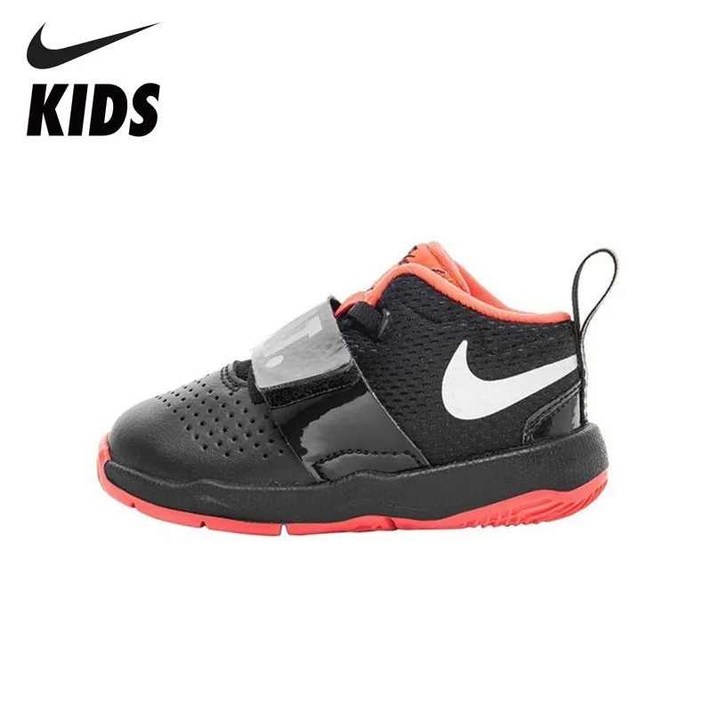 

NIKE TEAM HUSTLE D 8 JDI (TD) New Arrival Sweat-absorbent Kids Sneakers Toddlers Outdoor Running Shoes AQ9978-001