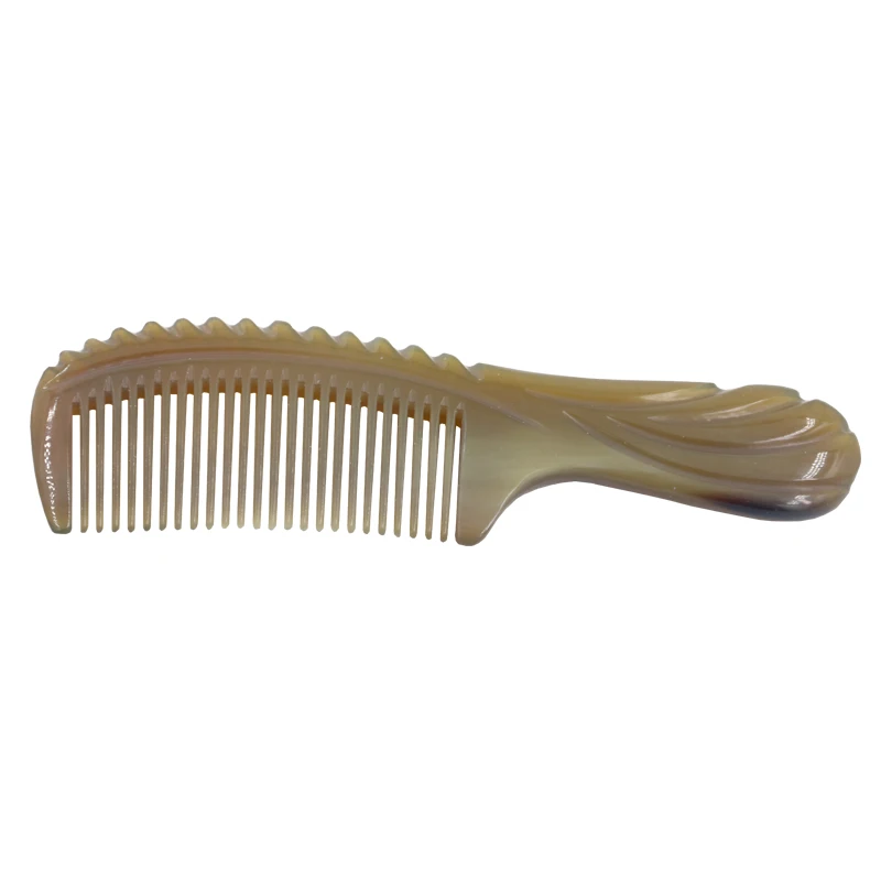 Natural Vietnam Buffalo Horn Comb Anti Static Ox Horn Comb Hair Massage Comb 6