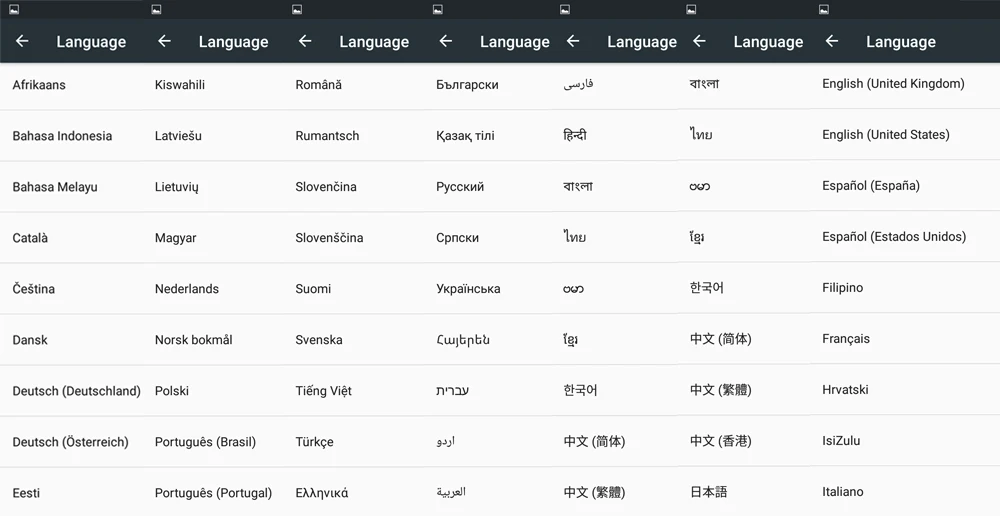 language