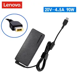 Оригинальный 90 Вт 20 В 4.5A ноутбук адаптер переменного тока Зарядное устройство Питание для lenovo ThinkPad X1 E431 E535 T440 Z410