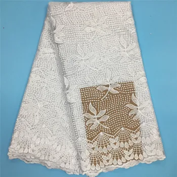 

Free Shipping 2017 Latest African Tulle Lace Fabric High Quality African Lace Fabric With Stones Lace Material For Bridal Laces