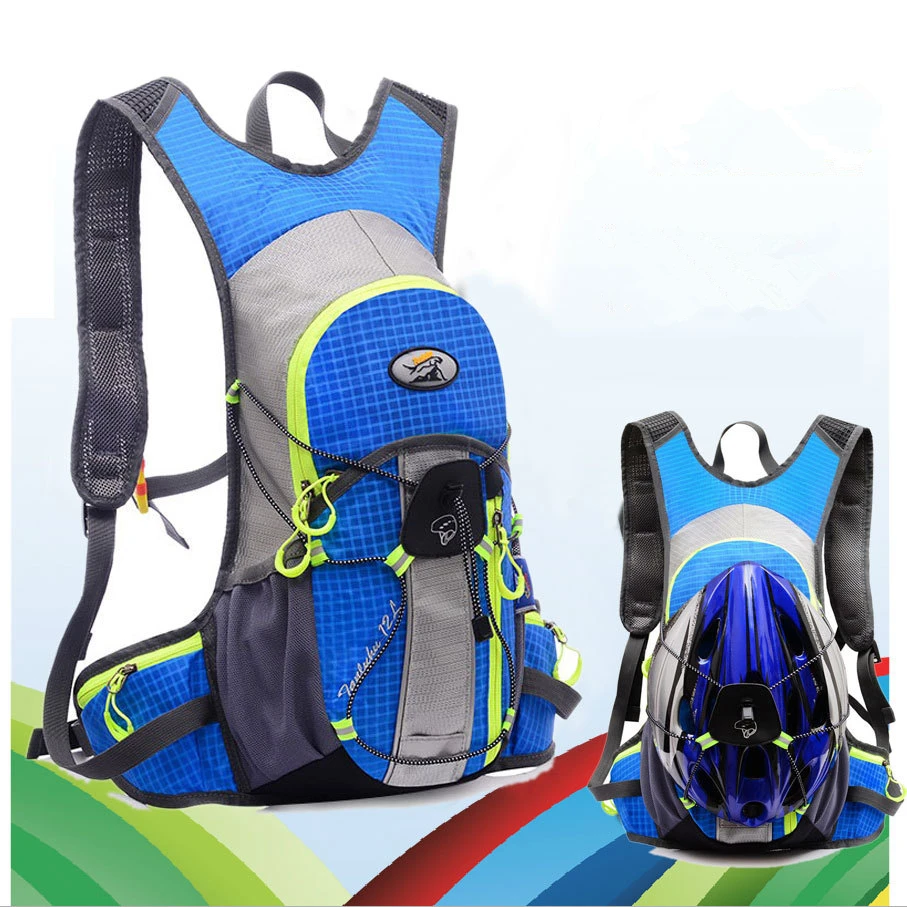 

Outdoor sports on foot mountaineering camping off-road Cycling backpack women waterproof bicycle may placement water bag helmet