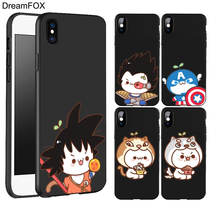 DREAMFOX L297 New Fashion Design Black Soft TPU Silicone