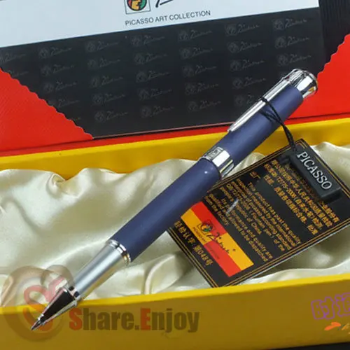 

ROLLER BALL PEN / FOUNTAIN PEN PICASSO 903 EXECUTIVE LIGHT PURPLE AND SILVER