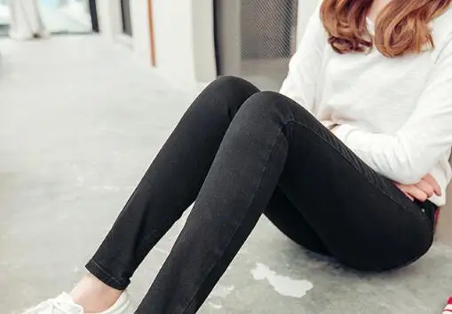 Высококачественные зимние джинсовые брюки для беременных; эластичные узкие Леггинсы для беременных; осенние обтягивающие брюки для беременных женщин