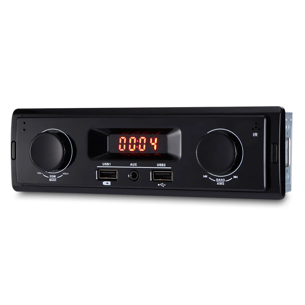 K501 стерео светодио дный в dash радио FM/USB/AUX 12 В 1 Din Aux Вход приемник U диска 3 Порты usb MP3