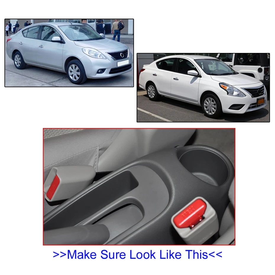 Поворотный подлокотник для Nissan VERSA Sedan hiso Sunny 2012 2018 хранения Renault Scala 2013 2014 2015 2016