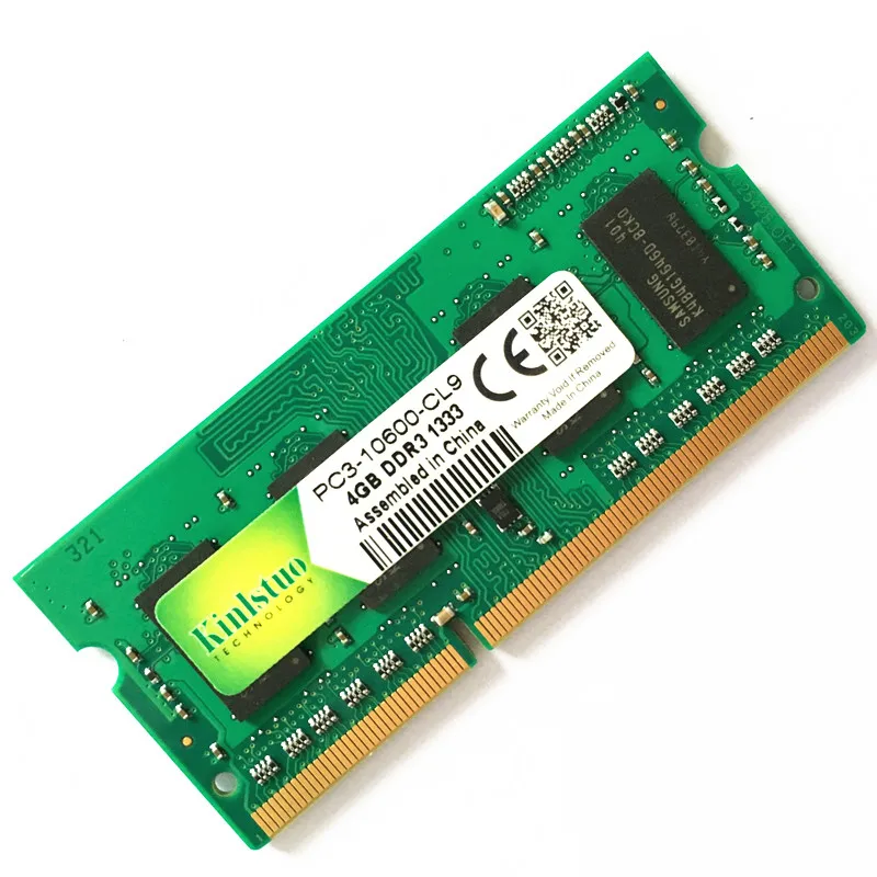 Kinlstuo оригинальная оперативная память для ноутбука DDR3 4G 1333 4 Гб 2Rx8 1RX8 МГц PC3 10600S