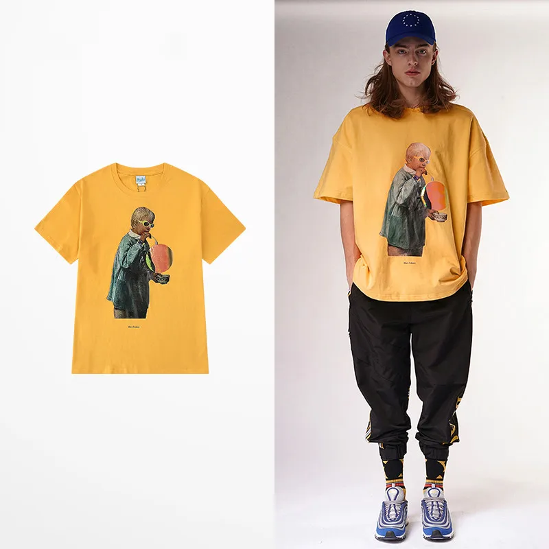 

Fashion Short Sleeve Fuuny T-shirt Men High Street Hip Hop Skateboard Streetwear Pablo Escobar Cotton T Shirt Krav Maga Tops Tee