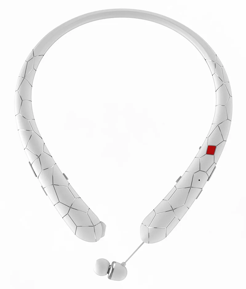 

Neckband Wireless Bluetooth Headset Retractable Earbuds Sport Headphones Stereo Bluetooth Wireless Earphones with Mic