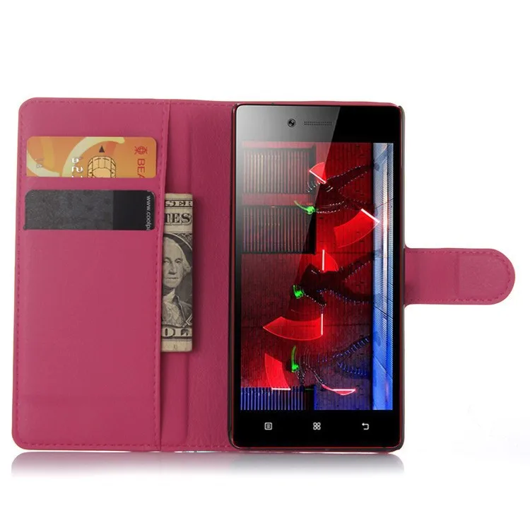 Luxury Wallet PU Leather Flip Cell Phone Case Cover For Lenovo Vibe Shot Z90-7 4G Lte Case Cover Shell Back Cover With Stand (7)