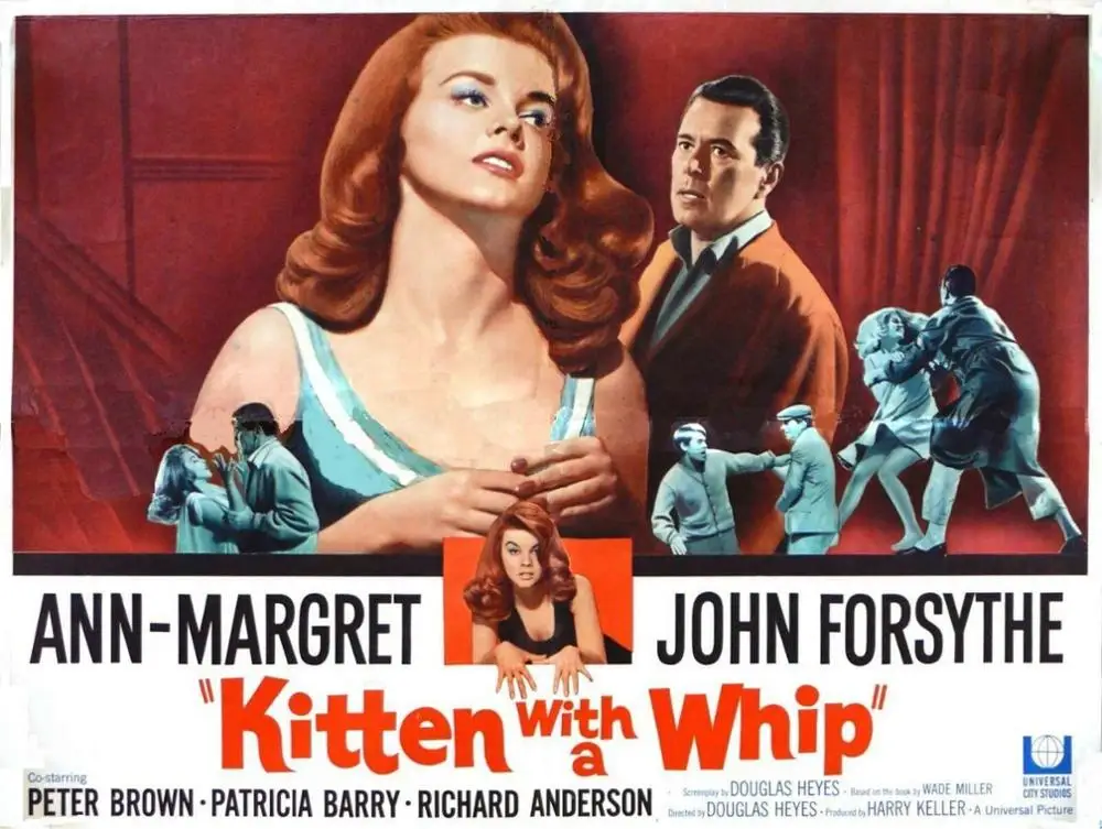 

N0918 KITTEN WITH A WHIP Movie AnnMargaret sexy XXX Wall Sticker Silk Fabric Poster Art Indoor Decor Bright