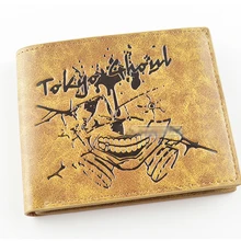 Тонкий тип PU Короткие Кошелек/бумажник японского аниме Токийский Гуль Kaneki Кен