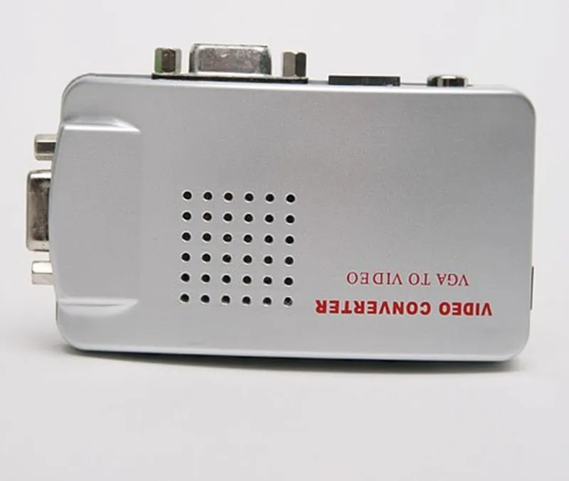 Адаптер преобразователь с VGA на TV AV RCA S Video для ПК ноутбука выход вход ТВ