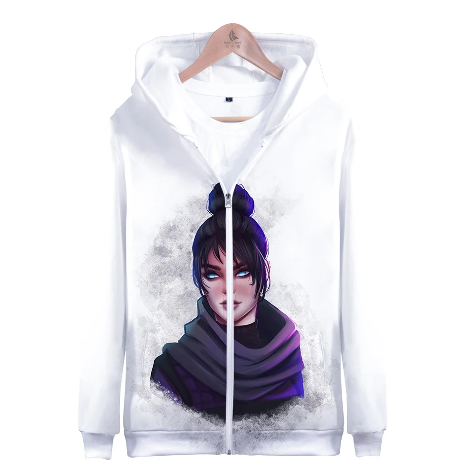 aikooki Men zipper Hoodies cotton Men