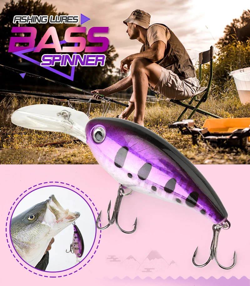 DONQL Minnow Crankbait Fishing Lure 14g 10cm Wobblers Artificial Bait Bass Fishing Lures Hard bait Pesca Fishing Tackle (3)