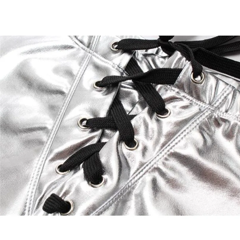 Mens Sexy Imitation Leather Boxer Underwear BeachWear Trunk Underpants Hot Sale Casual Herenondergoed Swimsuit #2J19 (11)