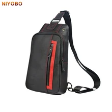 Из натуральной кожи Для мужчин сумки груди Винтаж коровьей груди пакет Для мужчин сумка Повседневное Креста тела слинг пакет сумка PB07
