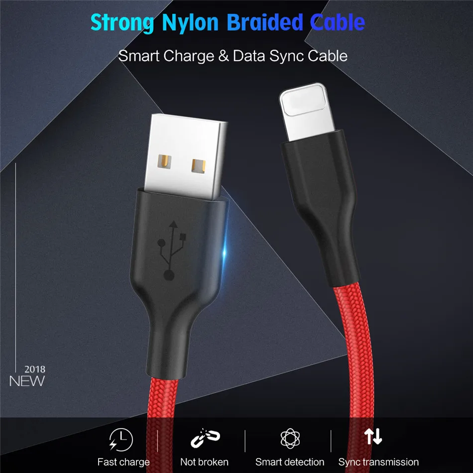 ROCK USB кабель для iphone type-C кабель Micro USB кабель для samsung Xiaomi LG кабель для быстрой зарядки для iphone X 8 7 Microusb Usb-C