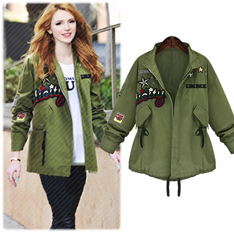 2015 Cool Winter Jacket Women Autumn Coat Streetwear Chaquetas Mujer