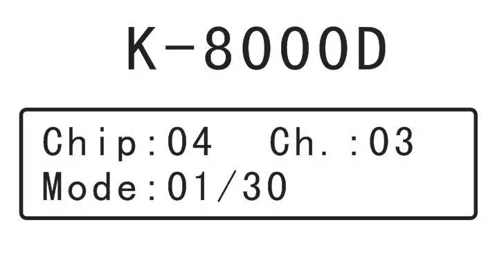 K-8000D; 8 портов(512 пикселей* 8) DMX SD card пикселей контроллер; Поддержка стандартного dmx512 чип/DMX512AP-N/WS2821A; адрес Писатель функция