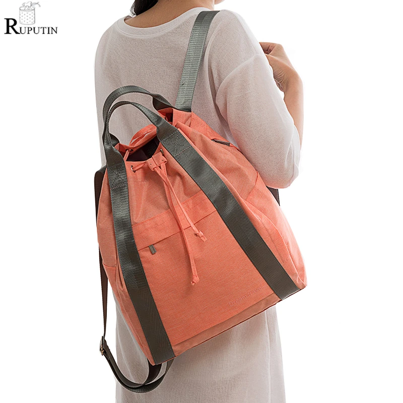 

Hot Travel Storage Bag Men Backpack With Drawstring Portable Women Travel Bags Large Capacity Handbag Weekend Package Duffel Bag