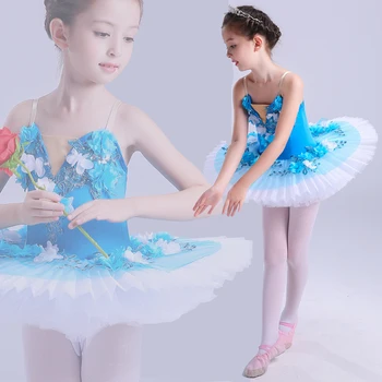 

New Children Competition Professional Ballet Skirt Swan Lake Girls TUTU Ballet Costume