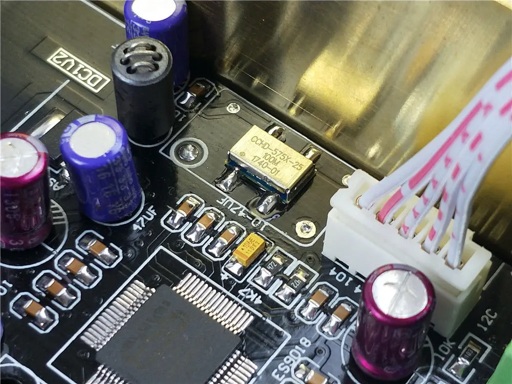ES9038 ES9038PRO декодер обновление до Crystek CCHD 575 HIFI USB DAC аудио цифровой в аналоговый