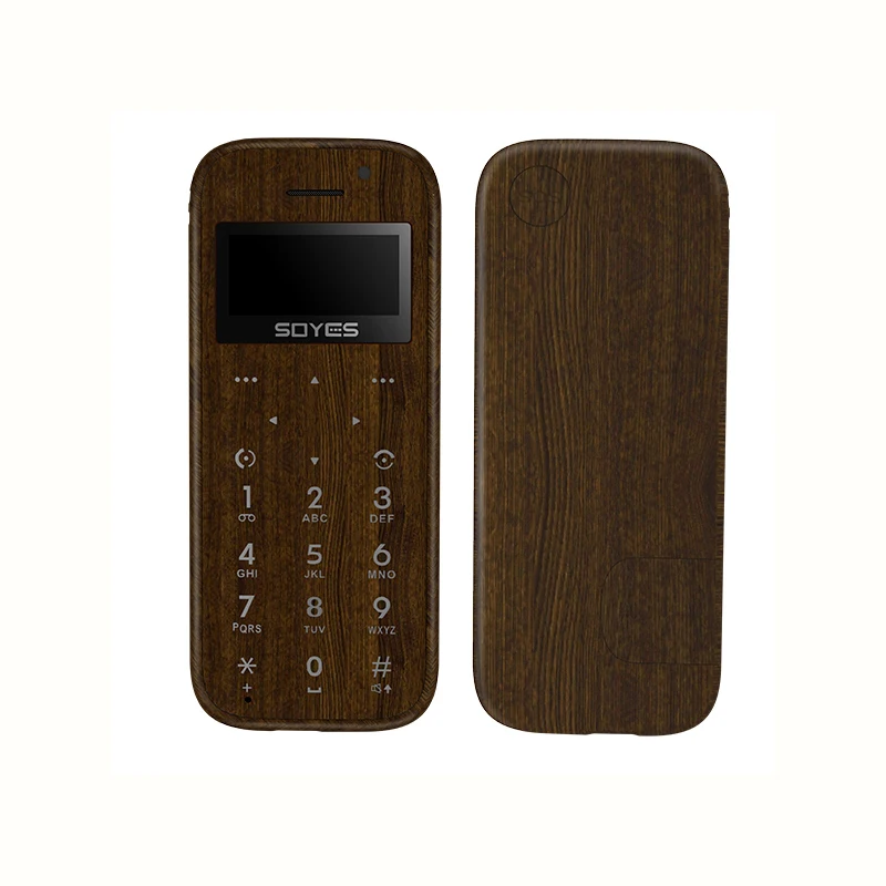 Soyes M11 Wood Shell Ultra Thin Mini Card Mobile Phone Pocket Students Low Radiation Cellphone Blue And White Porcelain Grain Soyes M11 Wood Shell Ultra Thin Mini Card Mobile Phone Pocket Students Low Radiation Cellphone Blue And White Porcelain Grain