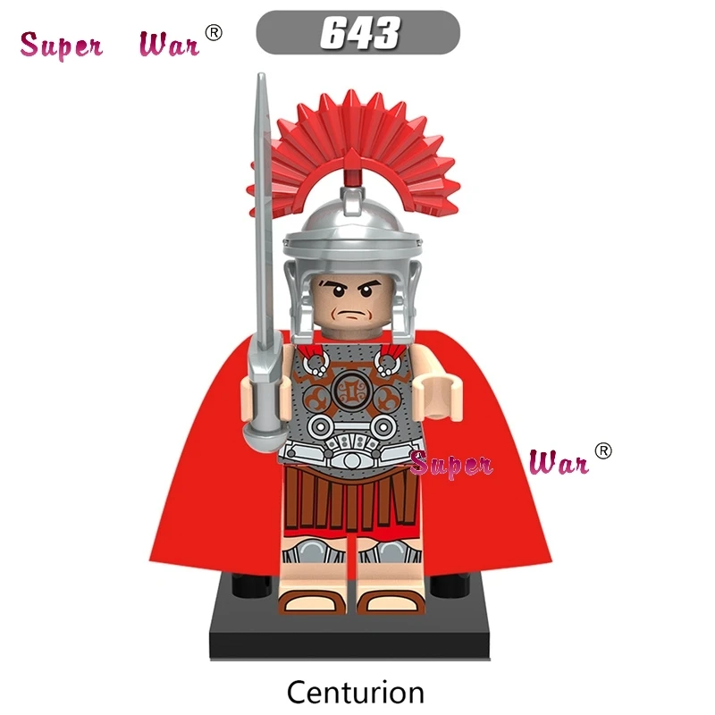

1PCS super heroes dc comics Medieval Rome Centurion Action building blocks model bricks toy for children