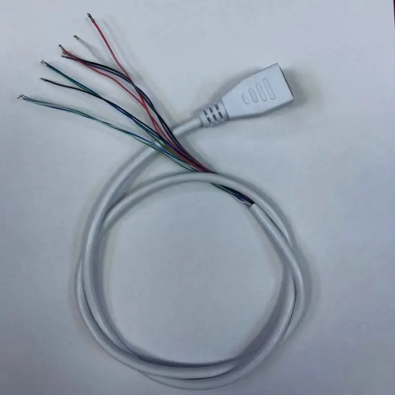 (2 шт.) CCTV POE IP Сетевая камера PCB модуль видео кабель питания 60 см RJ45 Женский разъем с