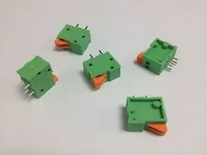 10Pcs KF141R 2P 2 Pin 2 54mm Pitch Pcb Connector Spring Screless Terminal Block