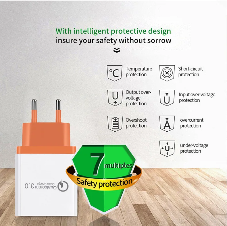 3 منافذ USB السريع تهمة 3.0 شاحن سريع شحن QC3.0 محول الهاتف المحمول جدار شاحن آيفون X XS ماكس XR 6 7 8 زائد 5 S 3 منافذ USB السريع تهمة 3.0 شاحن سريع شحن QC3.0 محول الهاتف المحمول جدار شاحن آيفون X XS ماكس XR 6 7 8 زائد 5 S