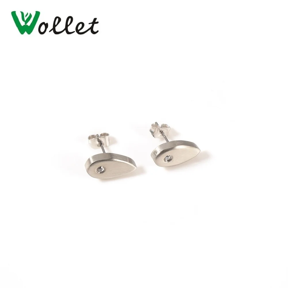 

2015 stainless steel rhinestone Earring Austrian Crystal stud Earrings for women Earrings Wedding jewelry