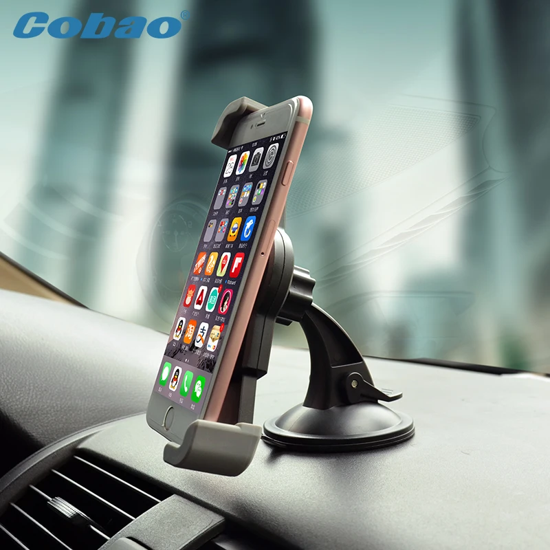 Universal smartphone car holder sticky windshield dashboard mobile
