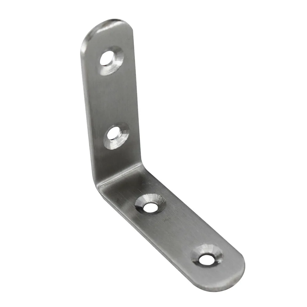 Buy Stainless Steel 65x20mm Corner Brackets 2mm Thickness 5mm Hole Dia. 90