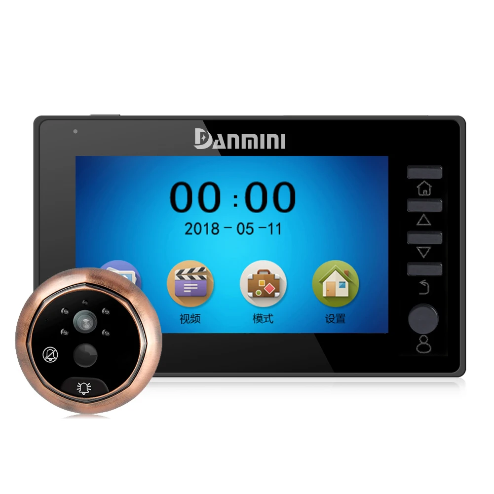 

Luxuries 4.5-inch IPS screen Electronic Door Viewer Motion Detected Wide Angle Anti-burglary Visual Doorbell Home Use