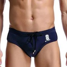 Model Attractive Mens Swimwear Swimsuits Males Swimming Briefs Shorts Homosexual Penis Man Swim Fits Bikini Surf Boardshorts