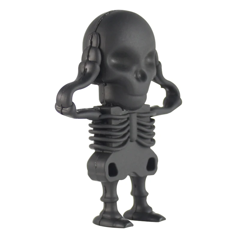 USB флеш накопитель Fun cartoon Skeleton 64 ГБ 8 16 32 4 Гб милый флешка Подарочная карта usb для