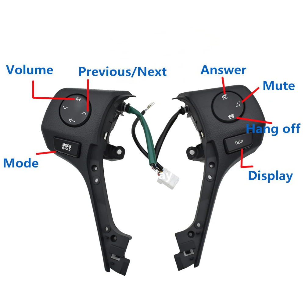 84250 02560 кнопки Bluetooth телефон рулевое колесо аудио кнопка управления для TOYOTA Corolla RAV4