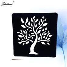 Полый лист дерева узор Для женщин Макияж, боди-арт ноги руки средства ухода за кожей стоп татуировки Трафареты для окрашивание распылением татуировки шаблон AG72