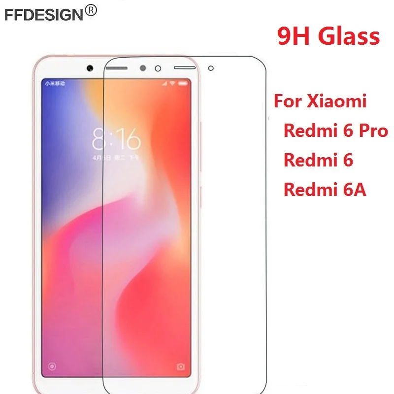 Защитное стекло для Xiaomi Redmi 6A 6 Pro закаленное на защитная пленка из фольги |