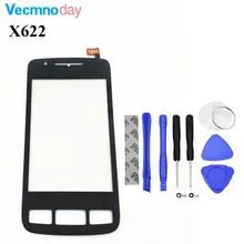 Vecmnoday телефон Переднее стекло сенсорный экран дигитайзер для Philips Xenium X622 сенсорный экран Сенсорная панель сенсорная панель Датчик объектива + Инструменты