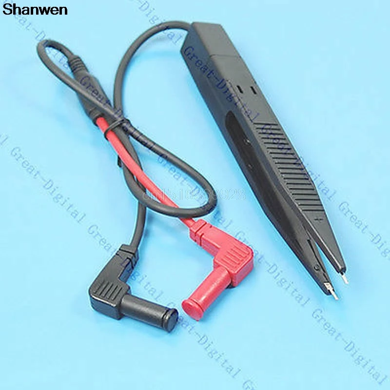 Multimeter SMD Test Clip Meter Probe Multimeter Tweezer Capacitorin