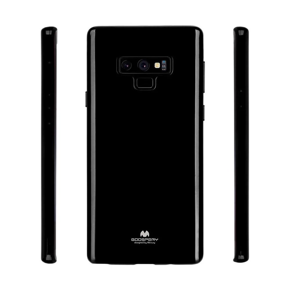 Оригинальный чехол бампер Mercury Goospery Pearl Jelly из мягкого ТПУ геля для Samsung Galaxy Note