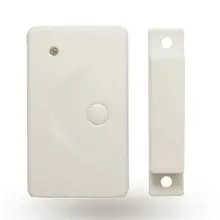 2 шт беспроводной датчик окна/двери магнитный контакт с кнопкой тревоги, 433 МГц сигнализация системы безопасности