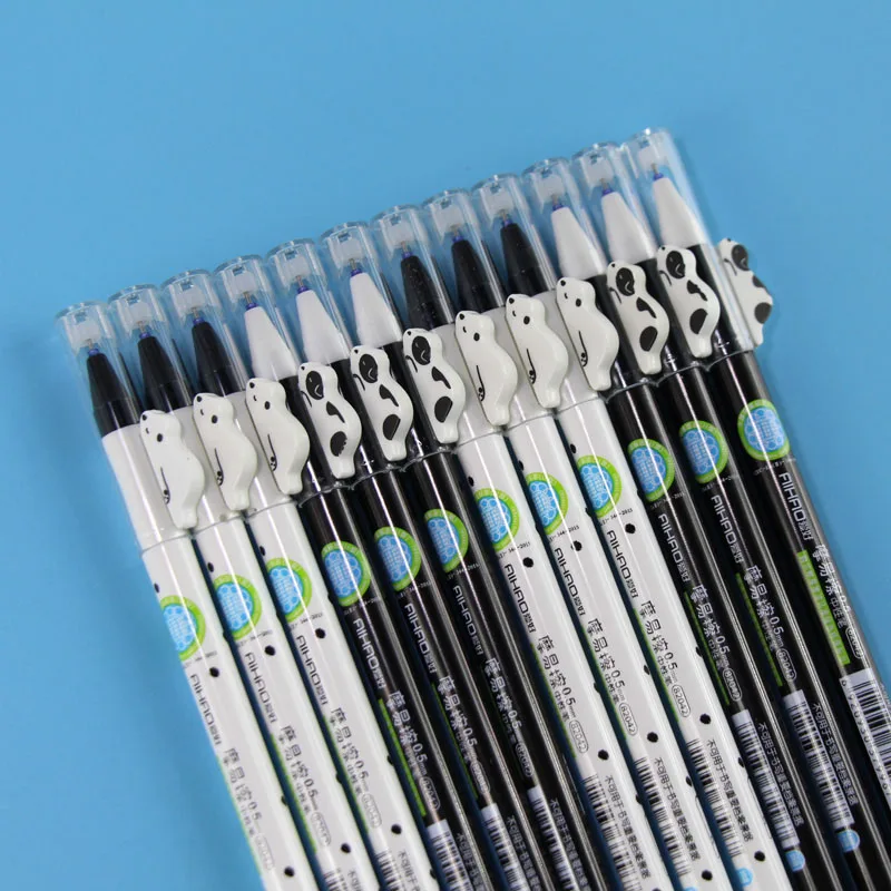 

Cute Erasable Pen Kawaii Neutral Pens 0.5mm Creative Dog Gel Pens For Kids Girls Gifts School Office Supplies Korean Stationery